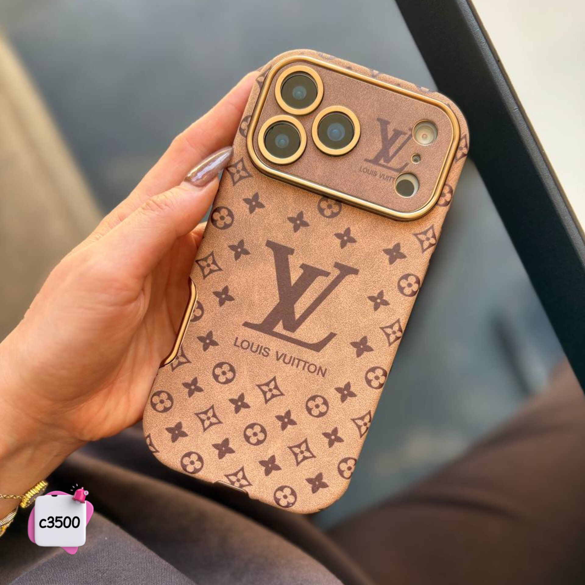 قاب گوشی کورتکس جیر لویی ویتون LV کانسپت کد c3500 / ایفون