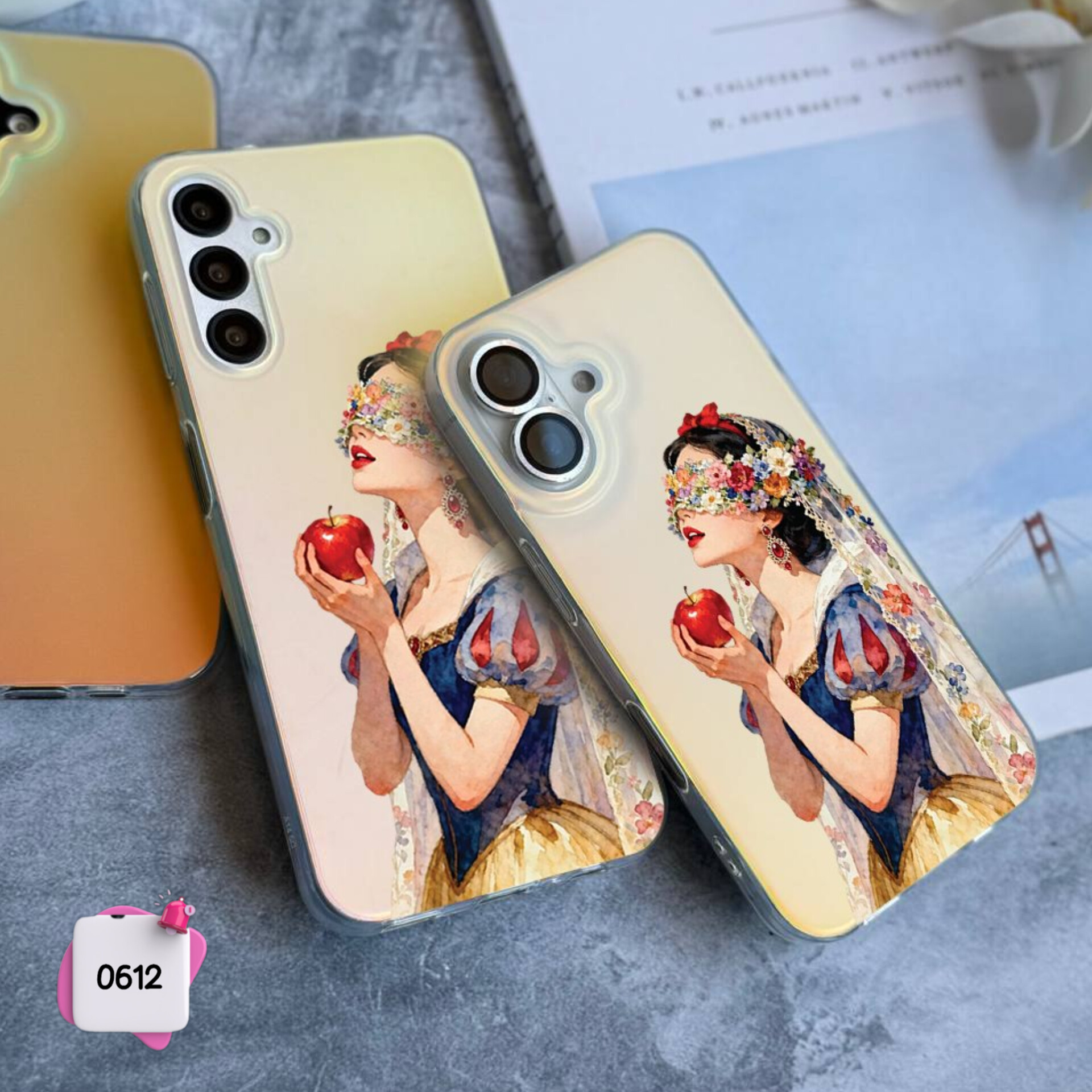 قاب گوشی سفارشی هولوگرامی پرنسس سفید برفی Socool Snow White کد 0612 / آیفون سامسونگ شیائومی
