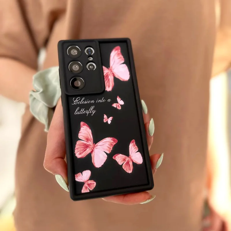 قاب سولید باغ پروانه /آیفون سامسونگ شیائومی