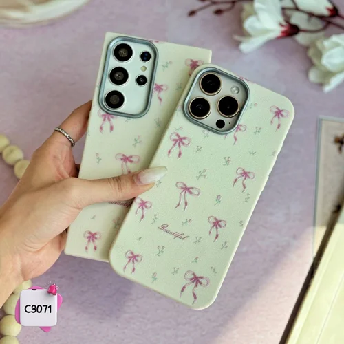 قاب گوشی پاپیون و لاله C3071 / آیفون سامسونگ شیائومی