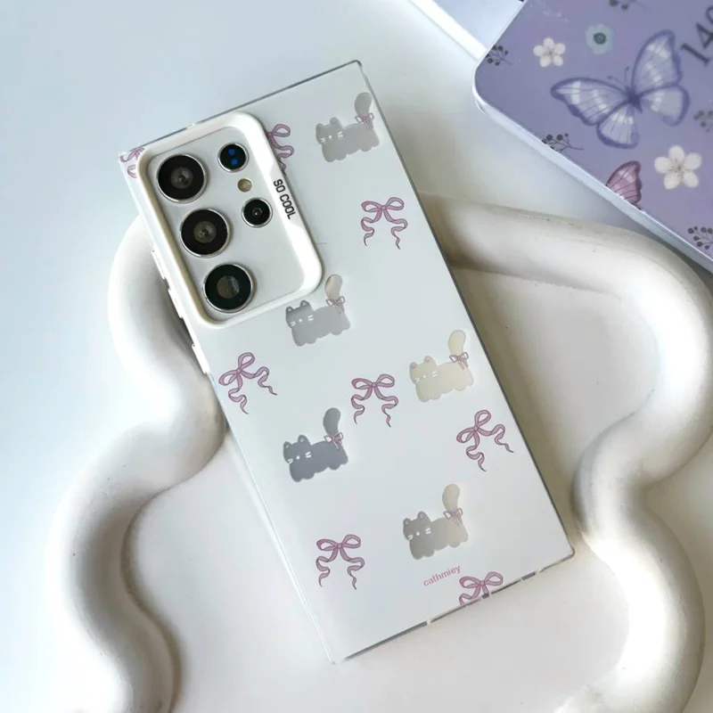 قاب گوشی پاپیون و گربه SoCool /آیفون سامسونگ شیائومی