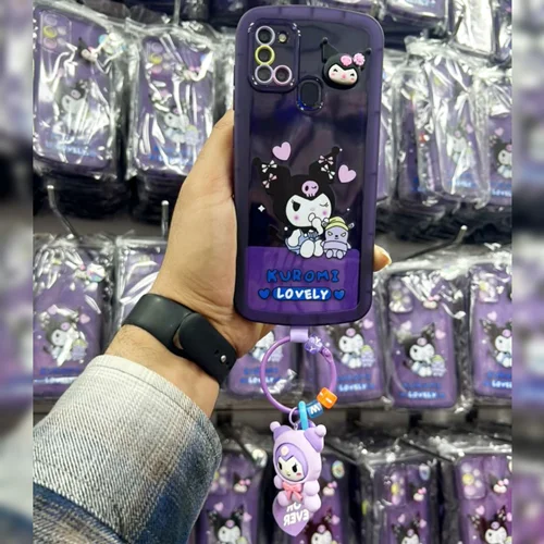 قاب کرومی Kuromi toy بنفش+آویز