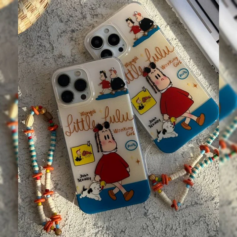 قاب گوشی لولو کوچولو little lulu + بندست / آیفون