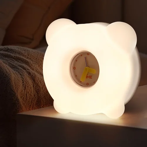 چراغ خواب رومیزی فانتزی ALARM CLOCK NIGHT LIGHT مدل K-1181